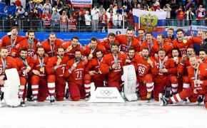 СМИ США  назвало нарушением исполнение гимна российскими хоккеистами
