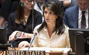 Хейли покинула заседание СБ ООН в ходе выступления посла Палестины