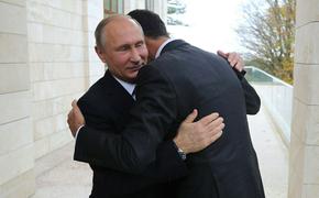 Путин провел переговоры с Асадом в своей резиденции в Сочи