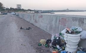 В Севастополе городские бухты завалены  горами мусора