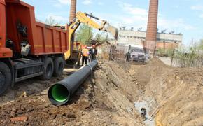 В Еманжелинске заканчивают ремонт дороги и коллектора