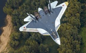 На видео запечатлели синхронную посадку двух Су-57