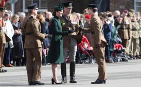 Принц Уильям c cупругой Кейт Миддлтон отметили День святого Патрика