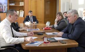 Вячеслав Лучников провел встречу с первым зампредом правительства Забайкалья 